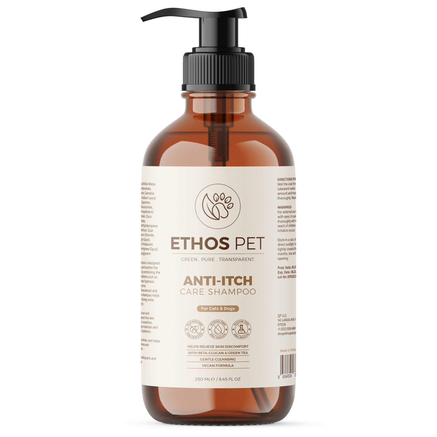 Anti-Itch Care Shampoo for Cats & Dogs