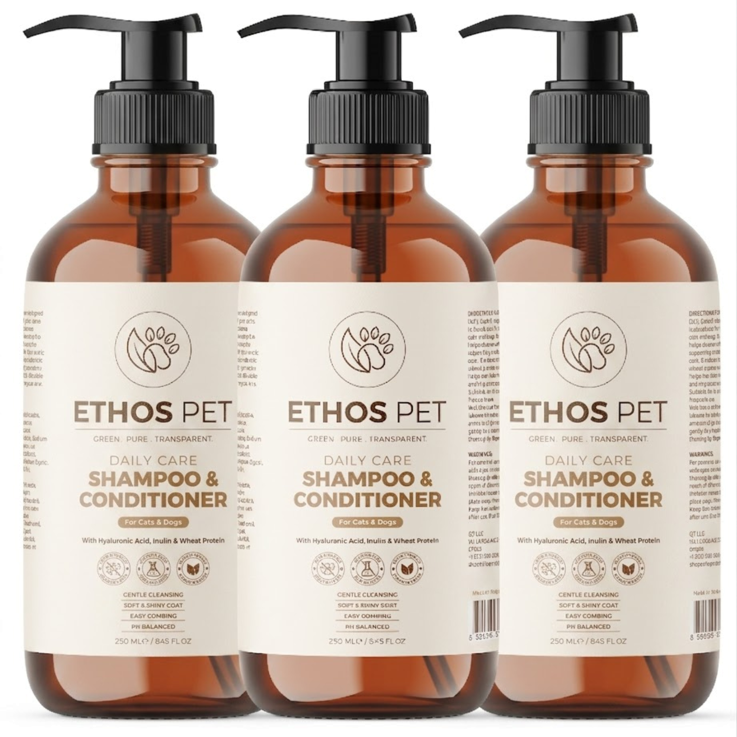 Daily Care Shampoo & Conditioner — 3-Pack