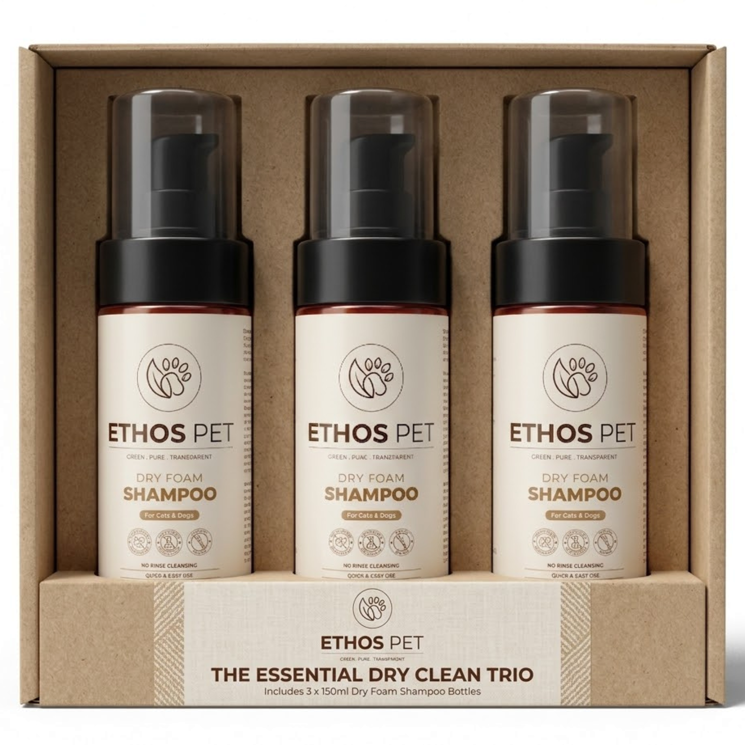 Dry Foam Shampoo — 3-Pack