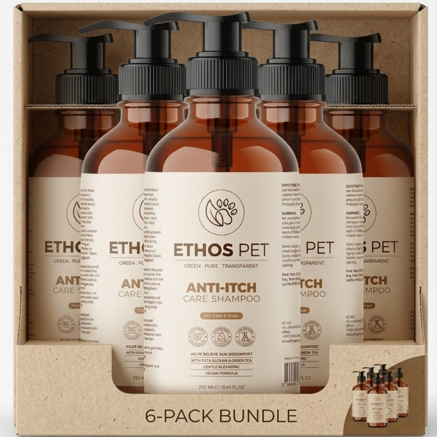 Anti-Itch Care Shampoo – 6-Pack Bundle
